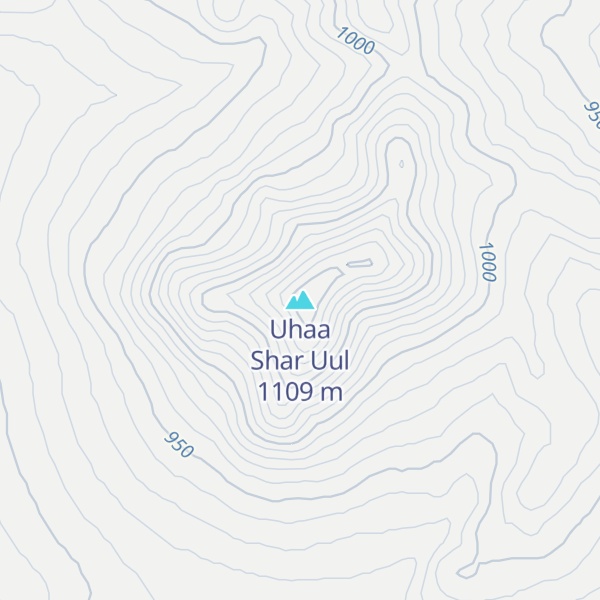 Map of Uhaa Shar Uul