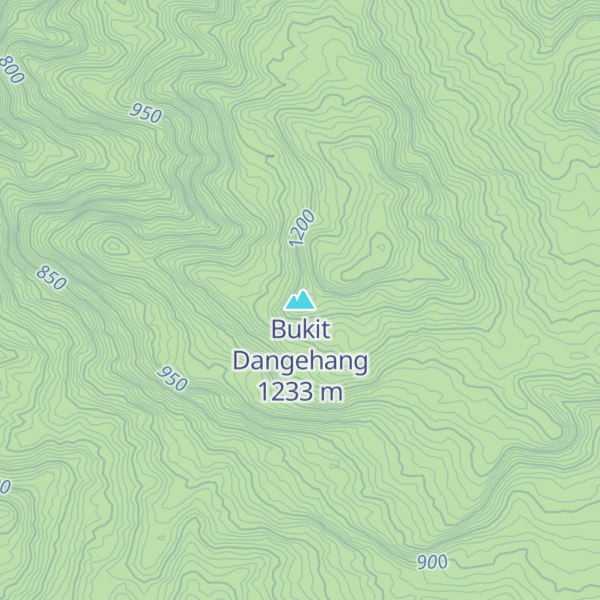 Map of Bukit Dangehang