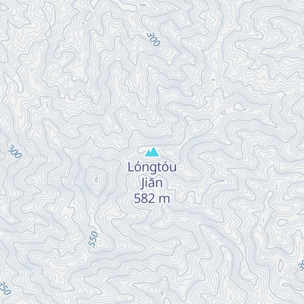 Map of Lóngtóu Jiān