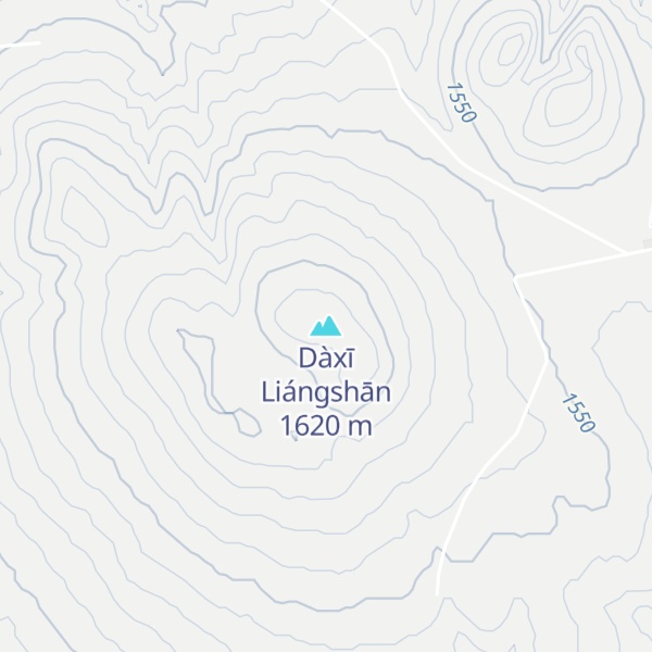 Map of Dàxī Liángshān