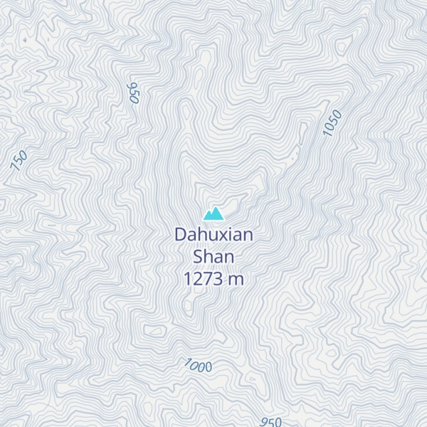 Map of Dahuxian Shan