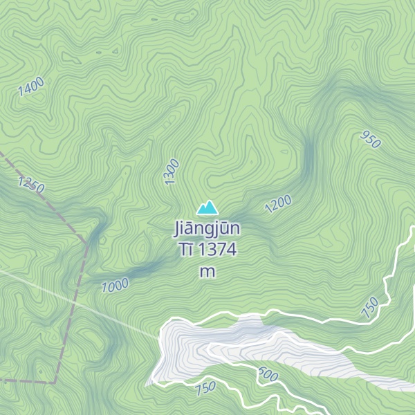 Map of Jiāngjūn Tī