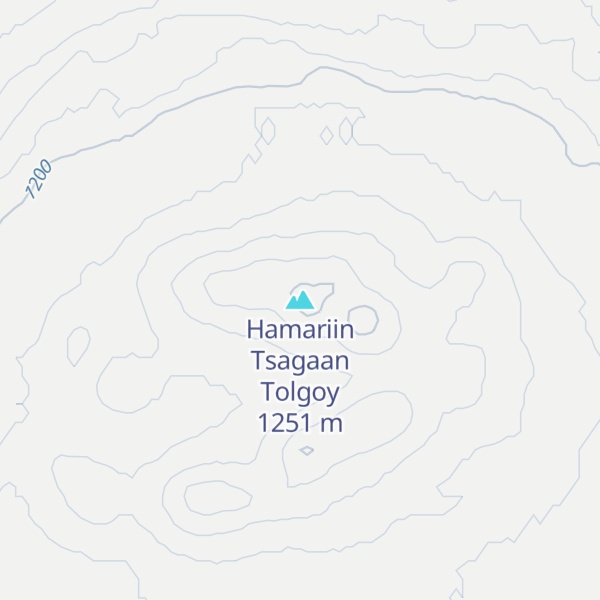 Map of Hamariin Tsagaan Tolgoy