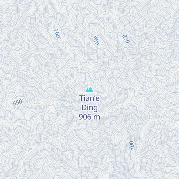 Map of Tian’e Ding
