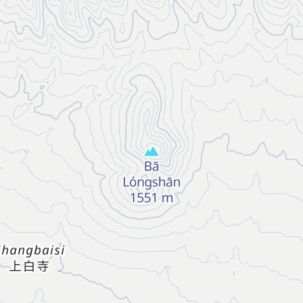 Map of Bā Lóngshān