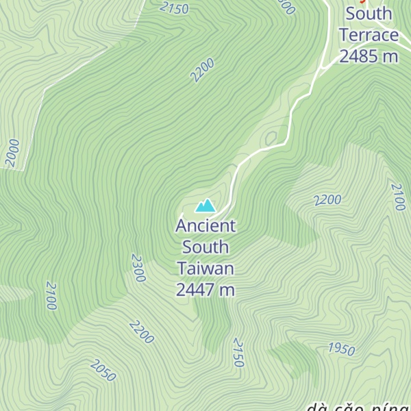 Map of Ancient South Taiwan