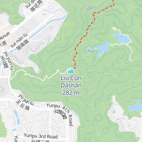 Map of Liú Cūn Dàshān