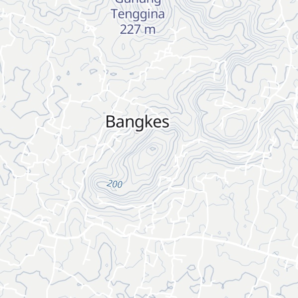 Map of Gunung Bruten
