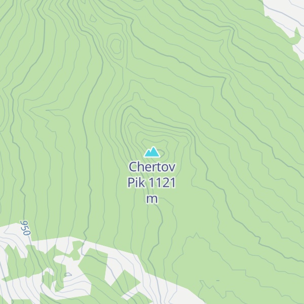 Map of Chertov Pik