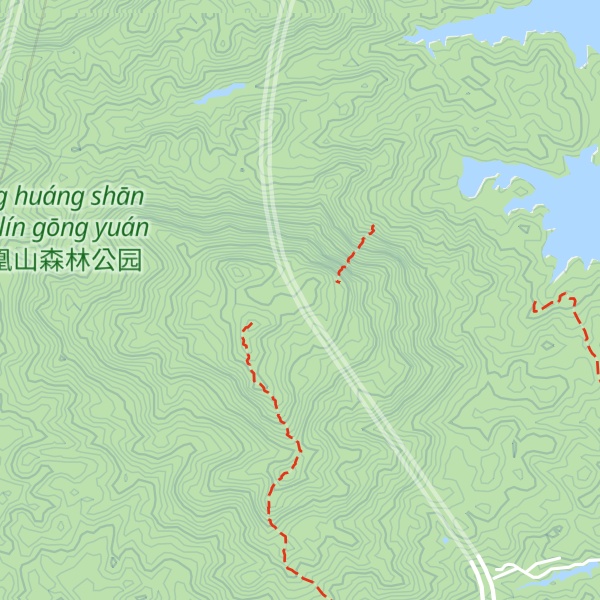 Map of Fènghuáng Shān