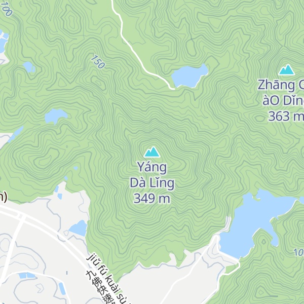 Map of Yáng Dà Lǐng