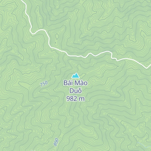 Map of Bái Mào Duǒ