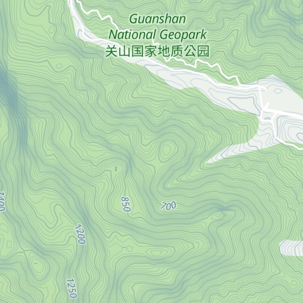 Map of Wànzhàng Tī