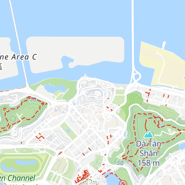 Map of Běi àO Shān