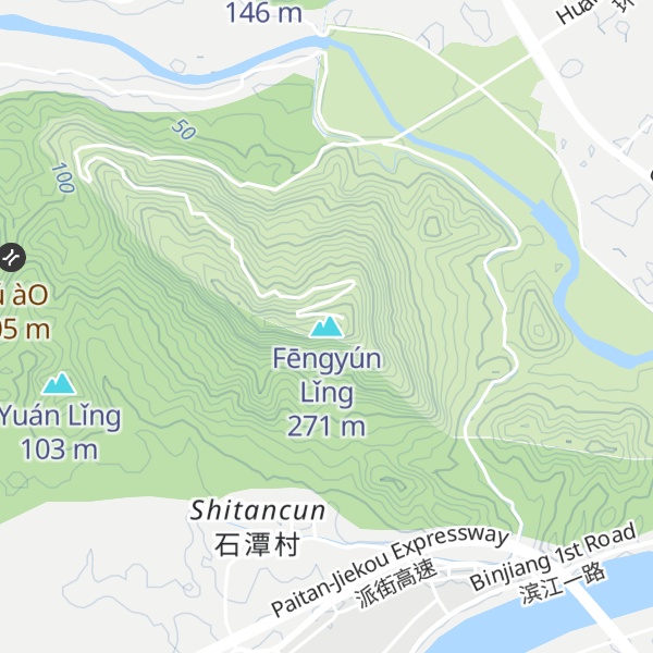 Map of Fēngyún Lǐng