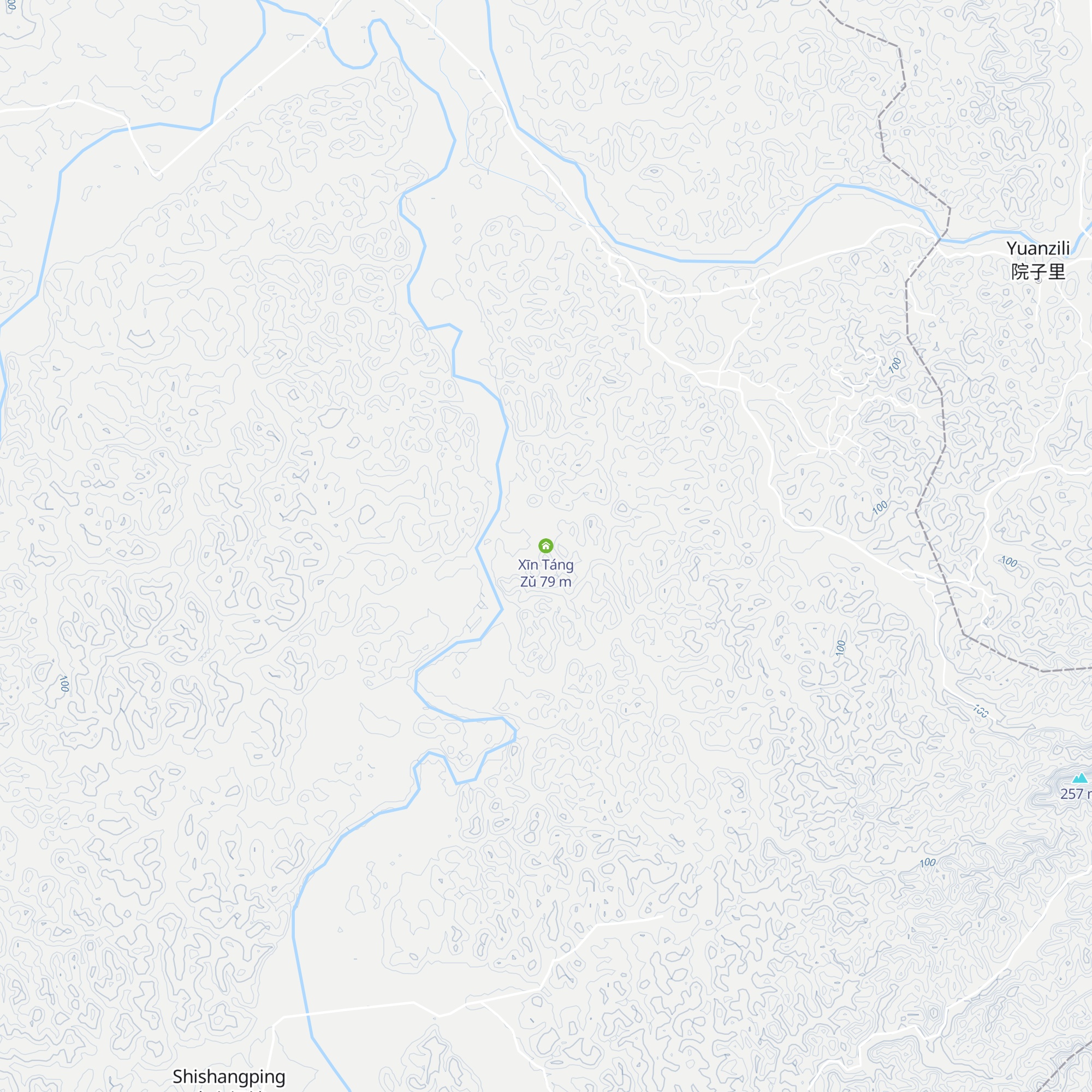 Xīn Táng Zǔ map