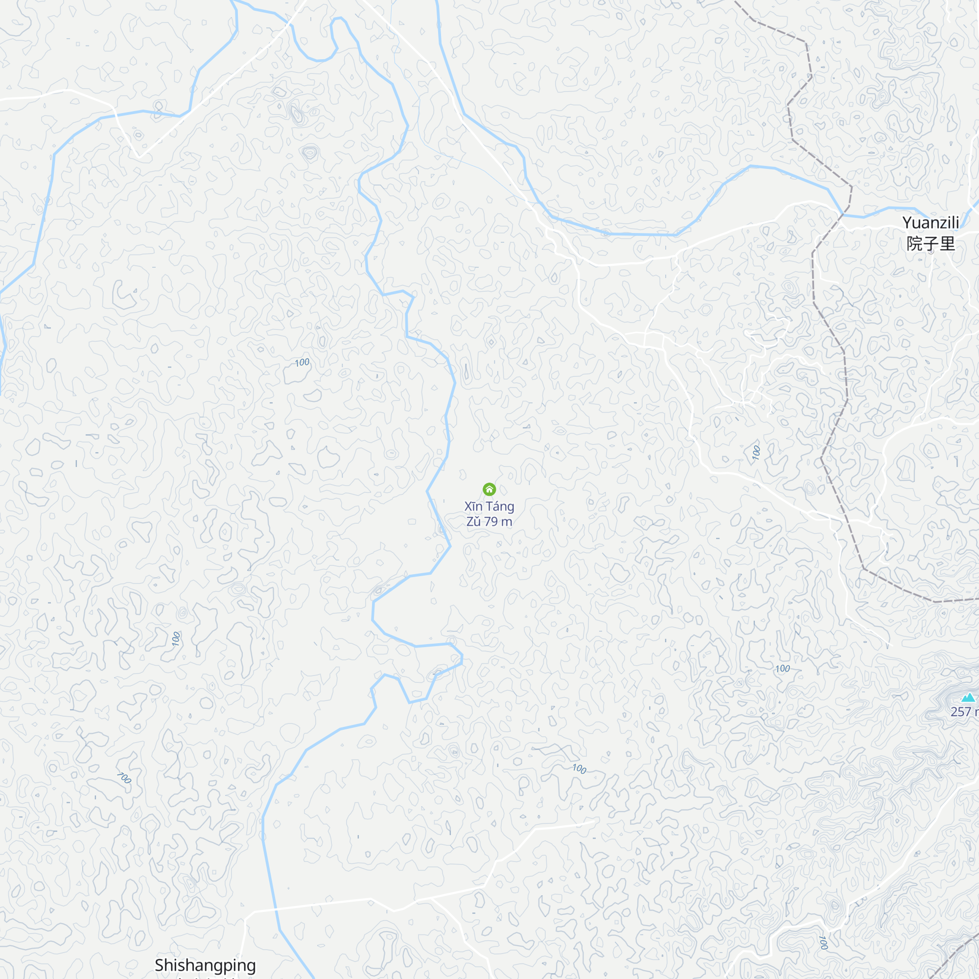 Xīn Táng Zǔ map