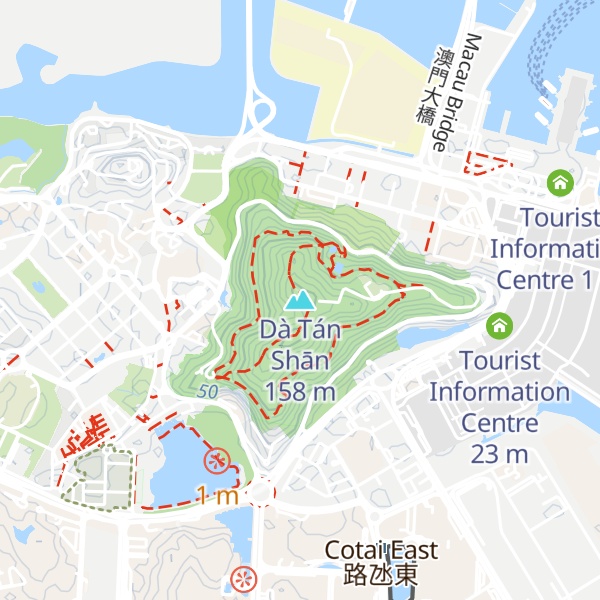 Map of Dà Tán Shān