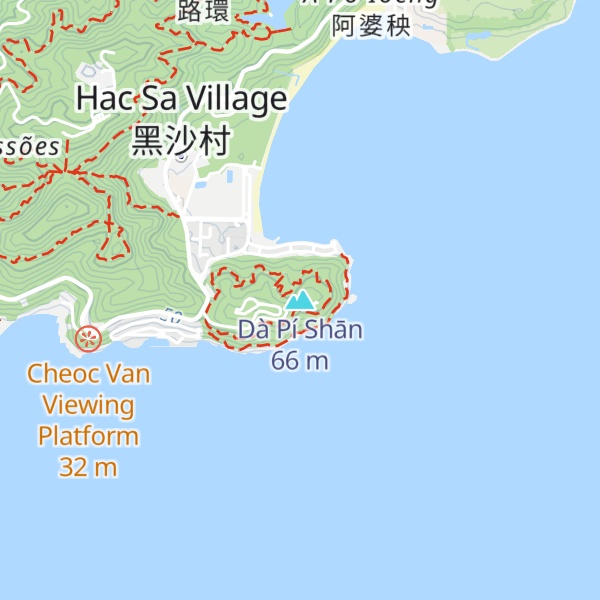 Map of Dà Pí Shān