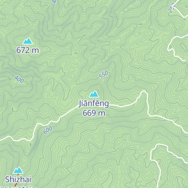 Map of Jiānfēng