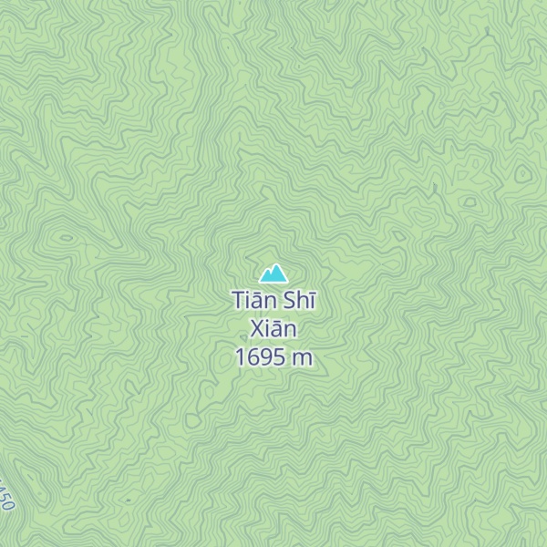 Map of Tiān Shī Xiān
