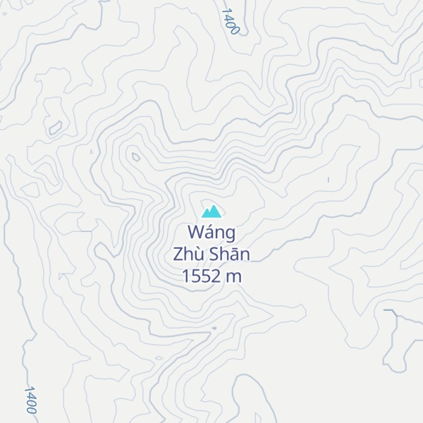 Map of Wáng Zhù Shān