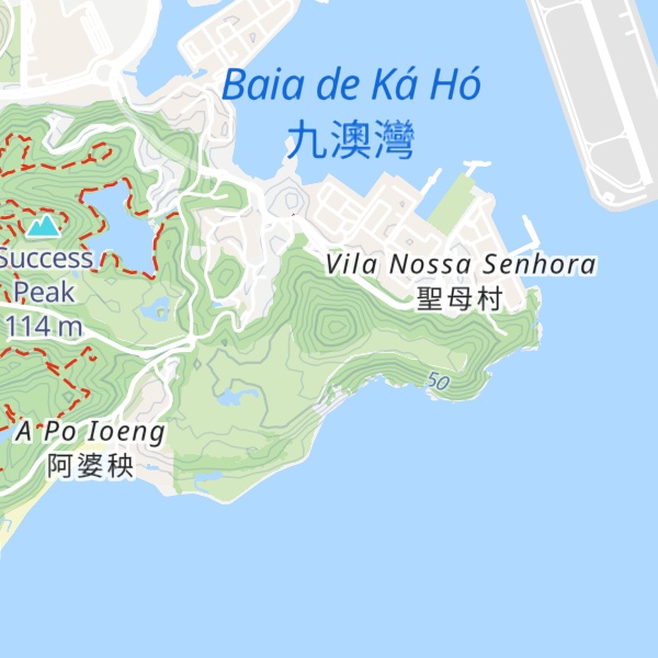 Map of Jiǔ àO Shān