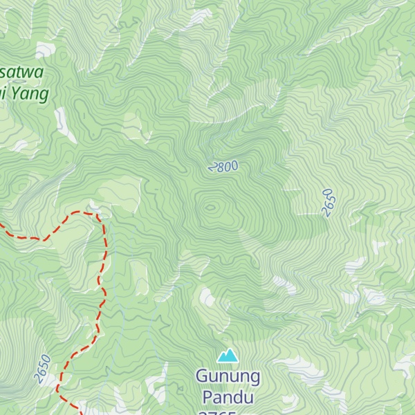 Map of Gunung Semen