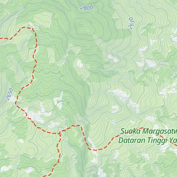 Map of Gunung Pandu