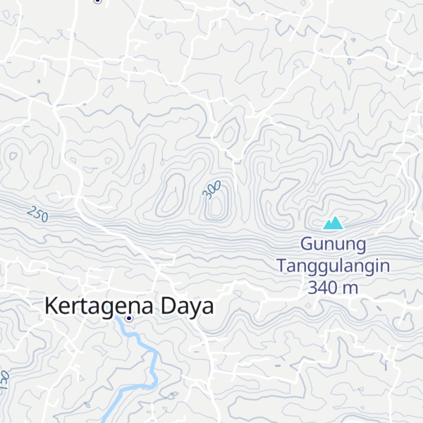 Map of Gunung Jambangan