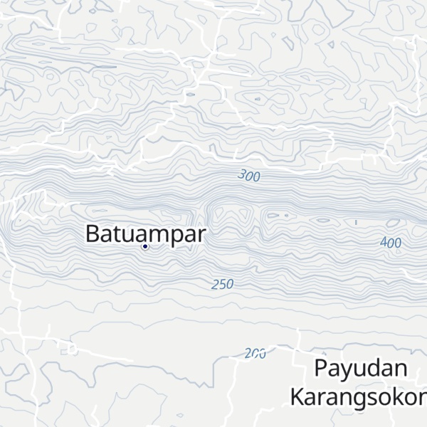 Map of Gunung Tambuku