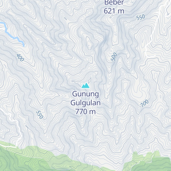 Map of Gunung Gulgulan