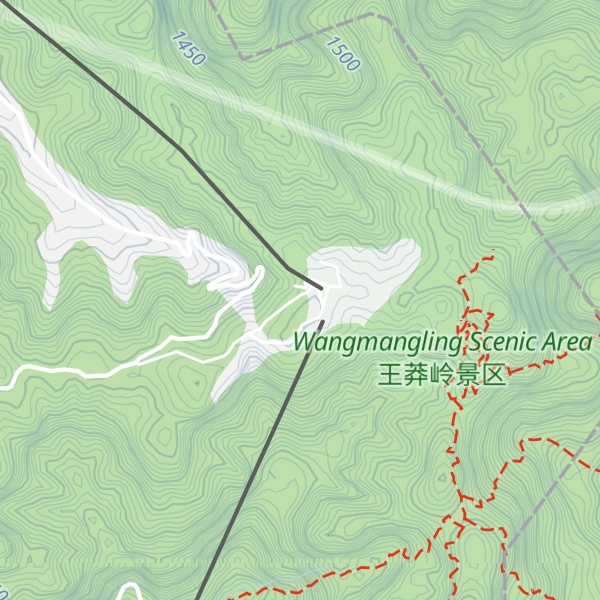 Map of Wángmǎng Lǐng