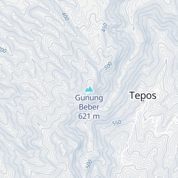 Map of Gunung Beber