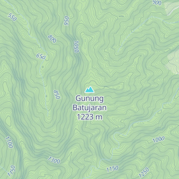 Map of Gunung Batujaran