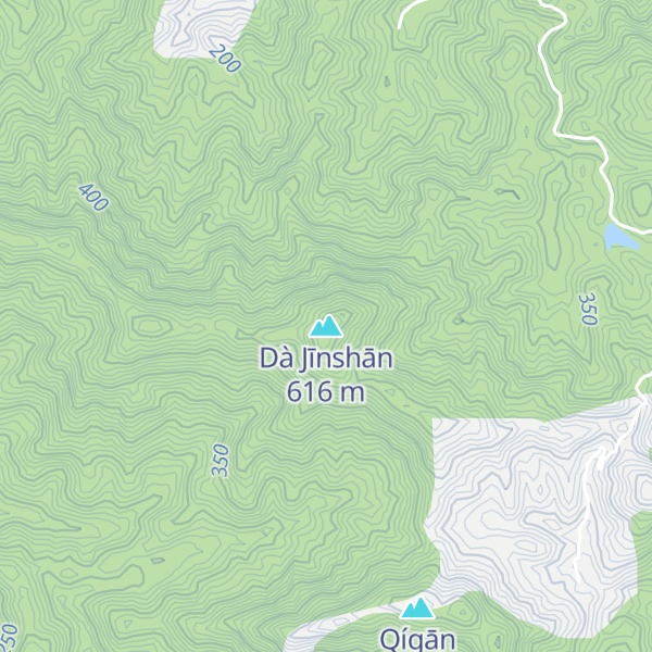 Map of Dà Jīnshān