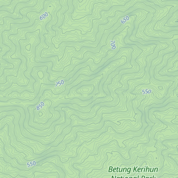 Map of Gunung Gerantung