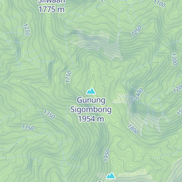 Map of Gunung Sigombong