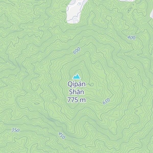 Map of Qípán Shān
