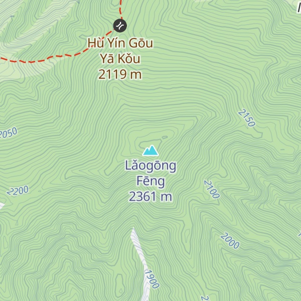 Map of Lǎogōng Fēng