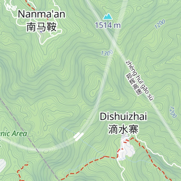 Map of Xiǎo Huàshān