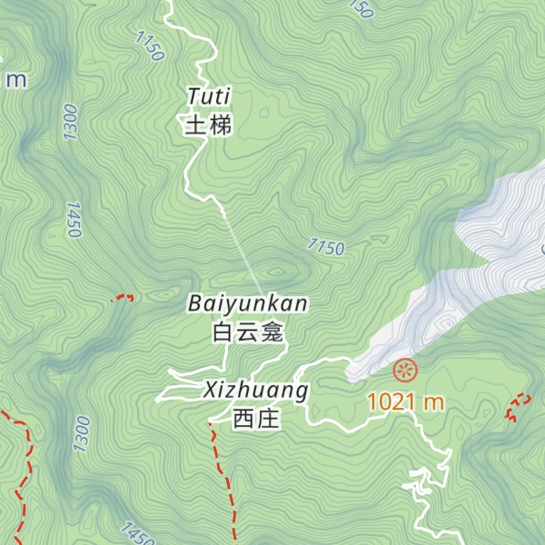 Map of Zhōngjīn Dǐng