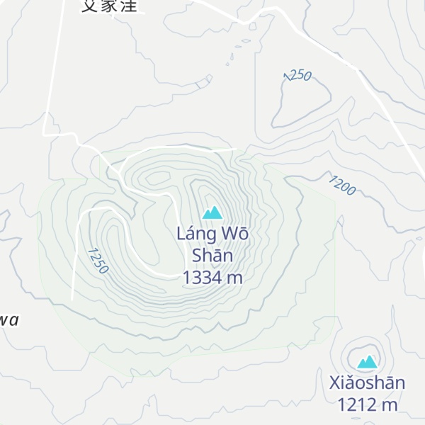 Map of Láng Wō Shān
