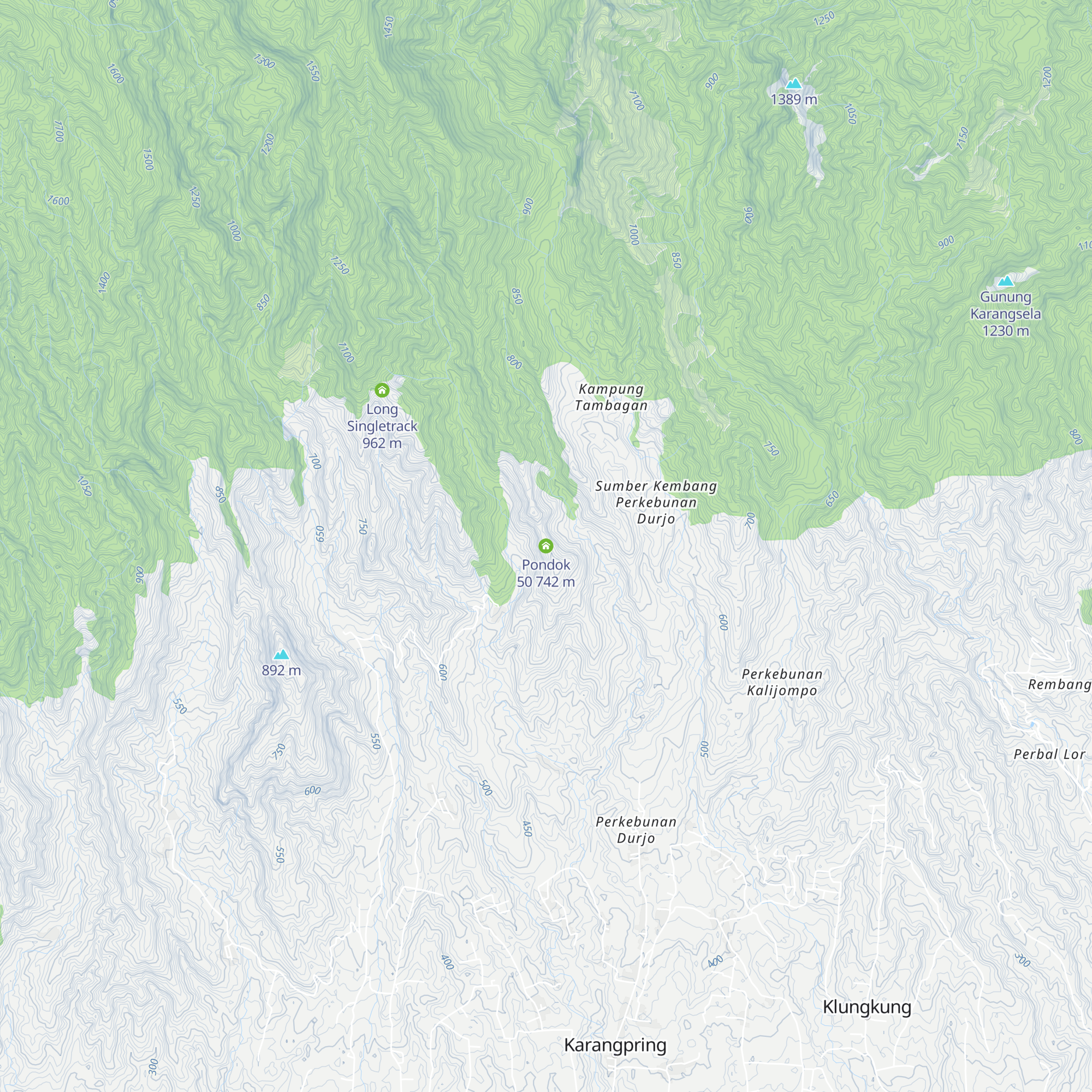 Pondok 50 map