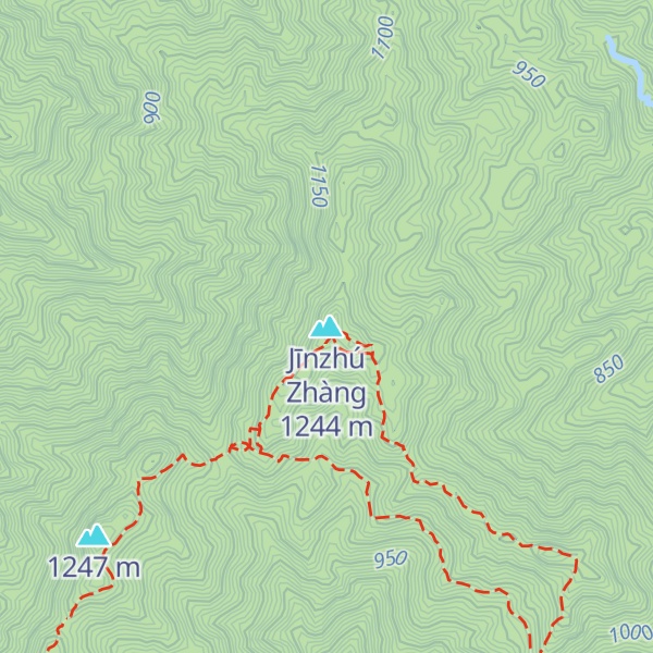Map of Jīnzhú Zhàng