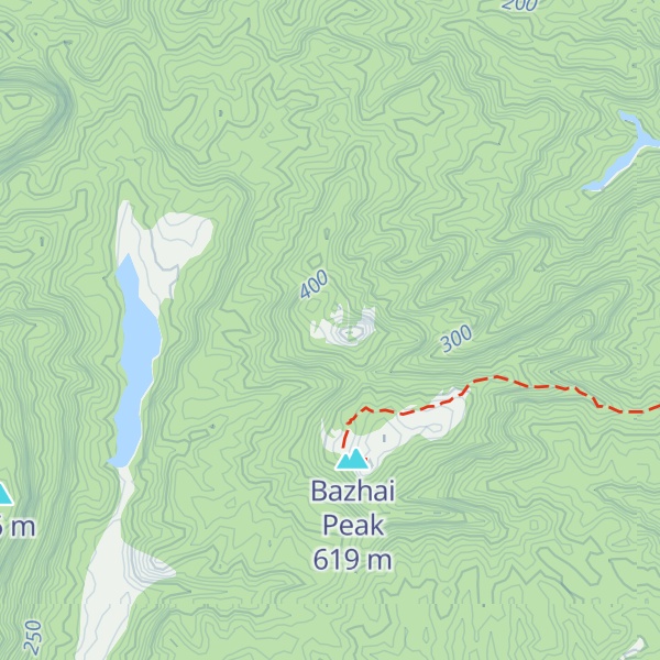 Map of Teapot Peak