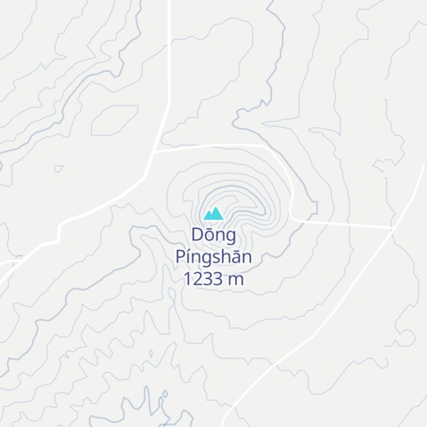 Map of Dōng Píngshān