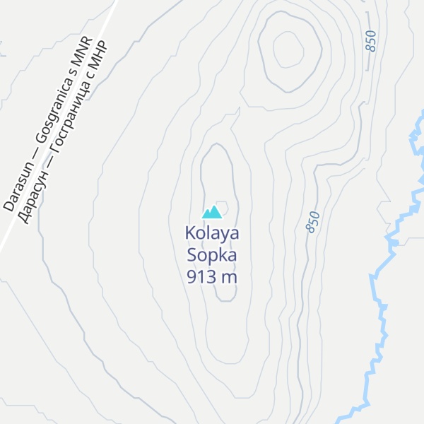 Map of Kolaya Sopka