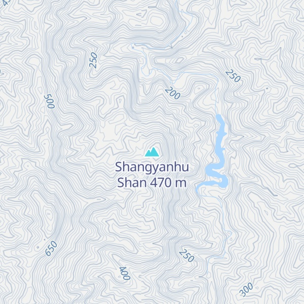 Map of Shangyanhu Shan