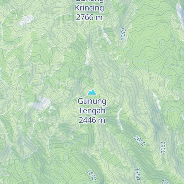 Map of Gunung Tengah